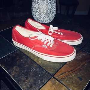light red vans